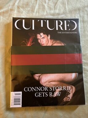 CULTURED Magazine Issue - Black with Red & Green Band - Connor Storrie